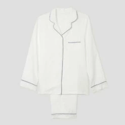 White Linen Pajama Set 15 White Linen Pajama Set -Bed Linings Sales Shop 2