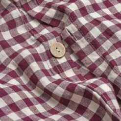 Berry Gingham Duvet Cover -Bed Linings Sales Shop Berryginghamduvetcover 1