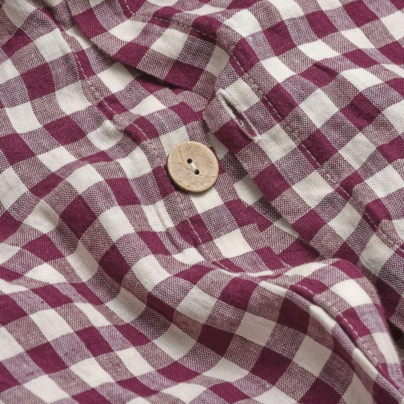 Berry Gingham Duvet Cover 5 Berry Gingham Duvet Cover - Image 3