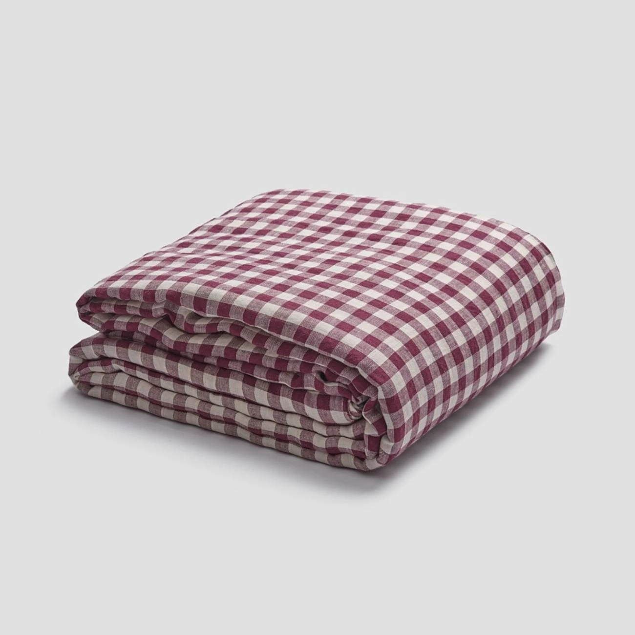 Berry Gingham Duvet Cover 4 Berry Gingham Duvet Cover - Image 2
