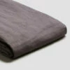 Charcoal Gray Linen Flat Sheet -Bed Linings Sales Shop Charcoal Grey Linen Duvet Cover Piglet in Bed