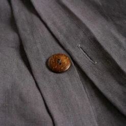 Charcoal Gray Bedtime Bundle -Bed Linings Sales Shop Dark Grey Button Detail ed5fbfb7 33f6 414f ba47 d3fcb523d74d