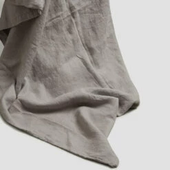 Dove Gray Linen Fitted Sheet -Bed Linings Sales Shop Dove Grey Linen Duvet Cover Draped Piglet in Bed 9ba566f7 986a 4544 91f6 5222c7617afa