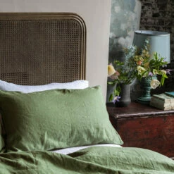 Forest Green Linen Pillowcases (Pair) -Bed Linings Sales Shop Forest 12 8c164b27 7bfe 4e19 95ed 6ad9b8cc9b14