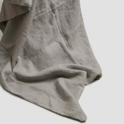 Dove Gray Linen Duvet Cover 6 Dove Gray Linen Duvet Cover -Bed Linings Sales Shop Light Grey Draped Detail a f9ab0f3e 3d91 41b4 8843 af9035490c74