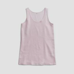 Blush Pink Nightgown 13 Blush Pink Nightgown -Bed Linings Sales Shop Linen Pajama Night Dress Blush Piglet in Bed 2 1