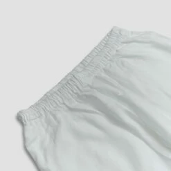 White Linen Pajama Shorts Set 16 White Linen Pajama Shorts Set -Bed Linings Sales Shop Linen Pajama Shorts Piglet in Bed e1 1