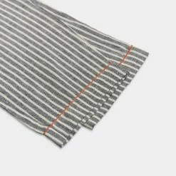 Men's Midnight Stripe Linen Pajama Set -Bed Linings Sales Shop Linen Pajama Trouser Midnight Stripe Piglet in Bed 5p