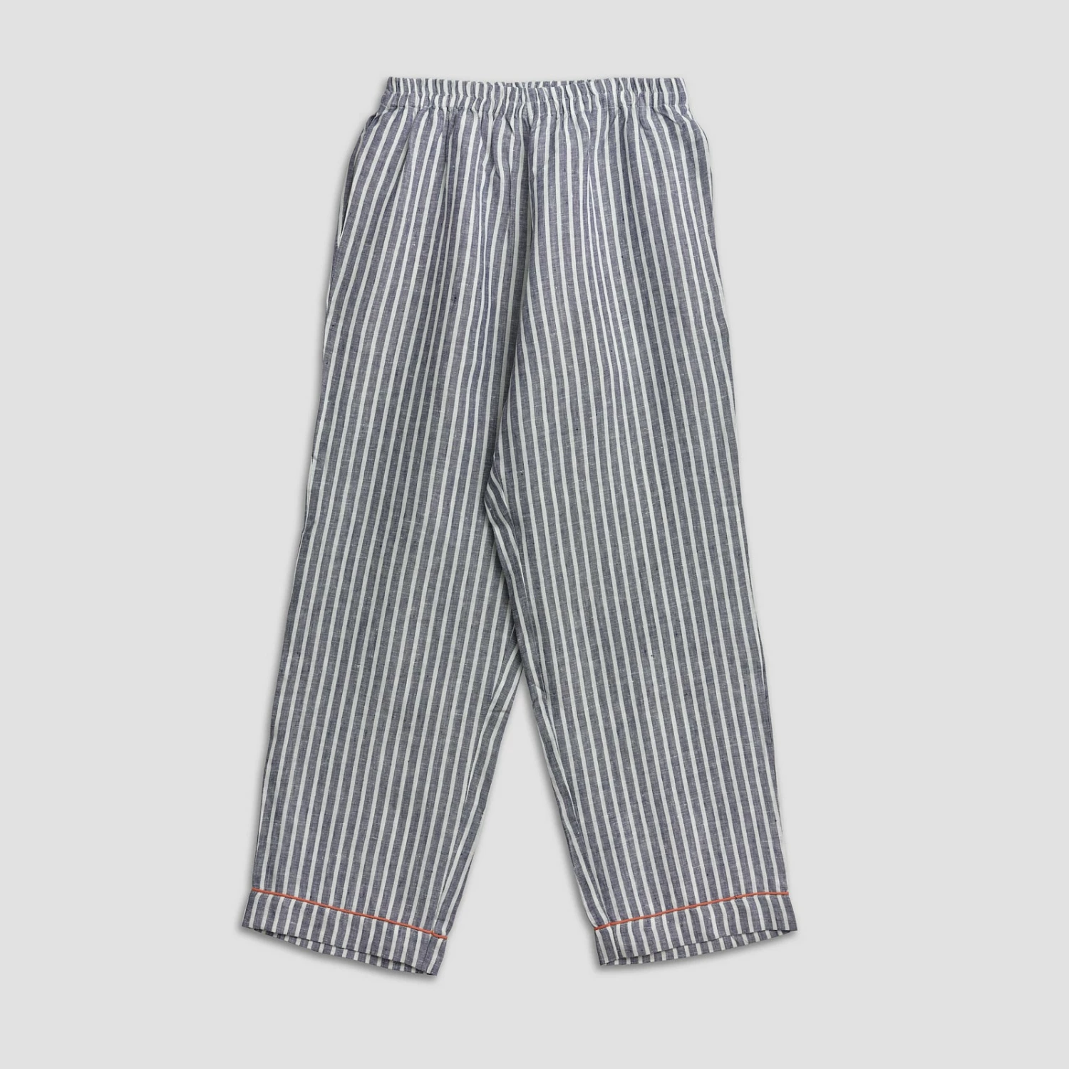 Midnight Stripe Linen Pajama Pants 6 Midnight Stripe Linen Pajama Pants - Image 4