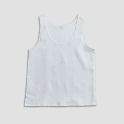 White Cami Pajama Set -Bed Linings Sales Shop Linen Pyjama Cami set white Piglet in Bed 1