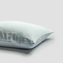 Lake Blue Linen Pillowcases (Pair)