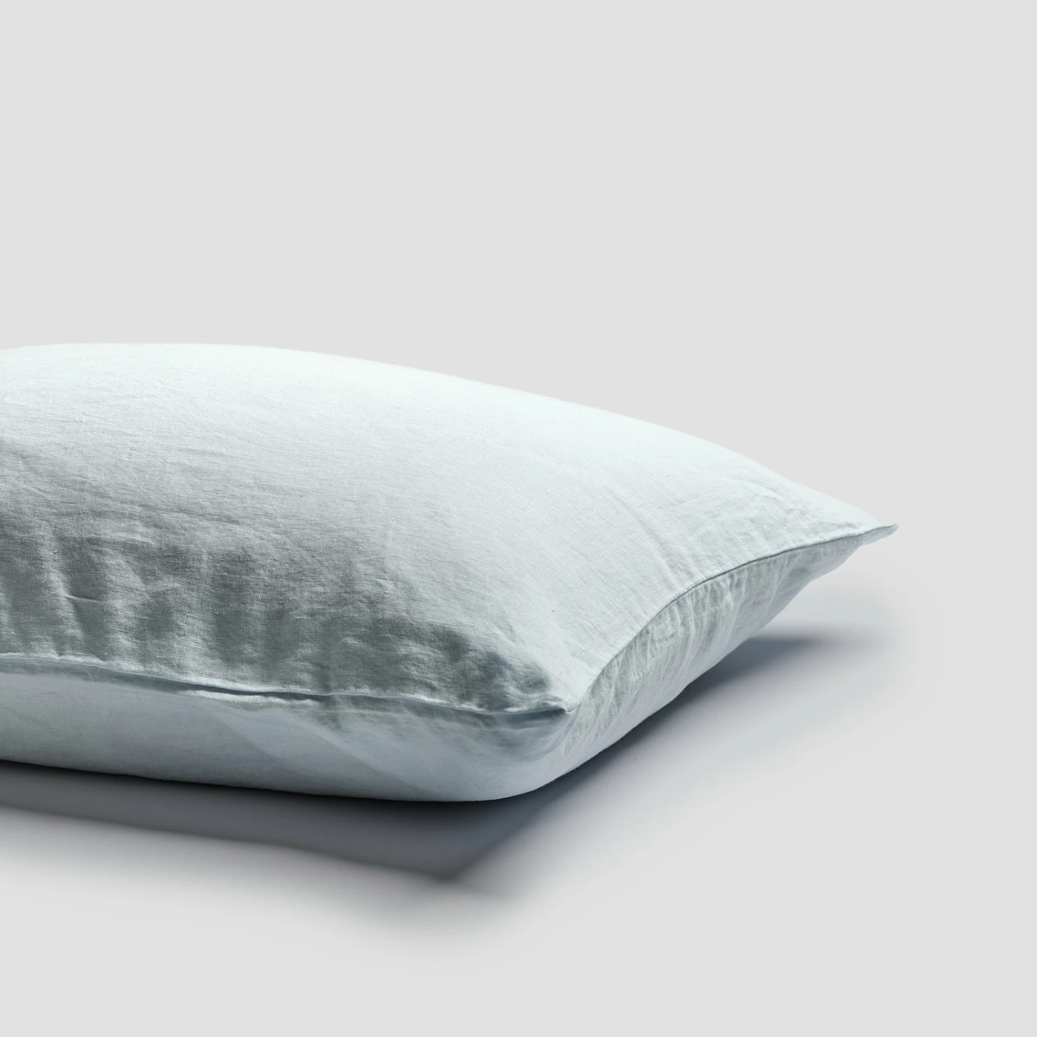 Lake Blue Linen Pillowcases (Pair) 3 Lake Blue Linen Pillowcases (Pair)