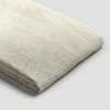 Oatmeal Stripe Linen Flat Sheet