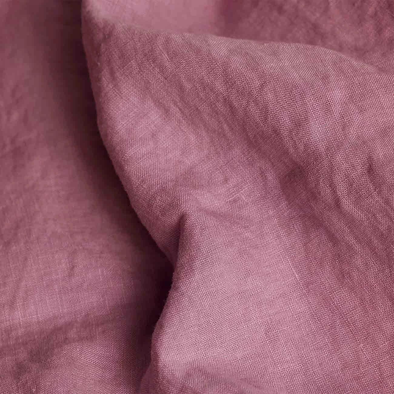 Raspberry Linen Fitted Sheet 4 Raspberry Linen Fitted Sheet - Image 2