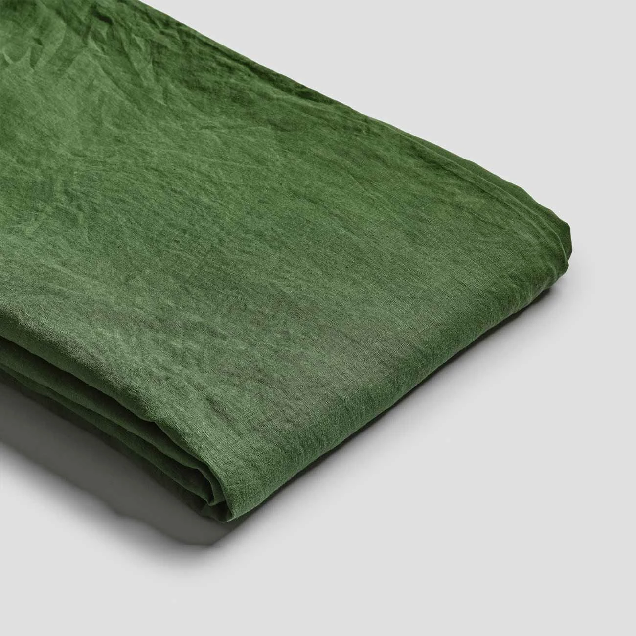 Forest Green Linen Sheet Set 5 Forest Green Linen Sheet Set - Image 3