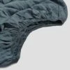 Deep Teal Linen Fitted Sheet