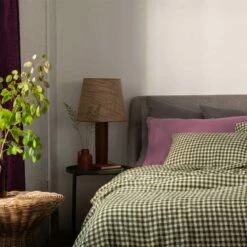 Botanical Green Gingham Linen Bedtime Bundle 23 Botanical Green Gingham Linen Bedtime Bundle -Bed Linings Sales Shop Piglet in Bed Gingham Linen Bedding Botanical Green Lifestyle 1 034014cc cd33 456a add7 54ff22039f82 1