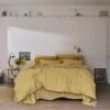 Honey Gingham Linen Bundle 1 Honey Gingham Linen Bundle -Bed Linings Sales Shop Piglet in Bed Linen Bedding Honey Gingham 2 1