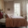 Warm Clay Linen Duvet Cover -Bed Linings Sales Shop Piglet in Bed Linen Bedding Warm Clay Lifestyle 12