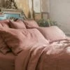 Warm Clay Linen Flat Sheet 1 Warm Clay Linen Flat Sheet -Bed Linings Sales Shop Piglet in Bed Linen Bedding Warm Clay Lifestyle 6 d2b249f9 8a41 41e8 8405 4656d4e8cc22