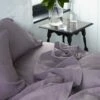 Elderberry Linen Flat Sheet 1 Elderberry Linen Flat Sheet -Bed Linings Sales Shop Piglet in Bed Linen Flat Sheet Elderberry Lifestyle 1