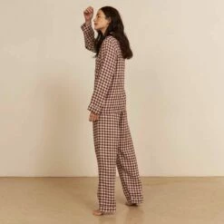Berry Gingham Pajama Pants