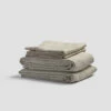 Oatmeal Stripe Linen Sheet Set -Bed Linings Sales Shop Piglet in Bed Linen Sheet Set Oatmeal Stripe 1300x1300 1