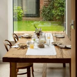 White Linen Table Runner 10 White Linen Table Runner -Bed Linings Sales Shop Piglet in Bed Linen Table Runner White 12