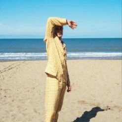 Men's Honey Gingham Pajama Pants