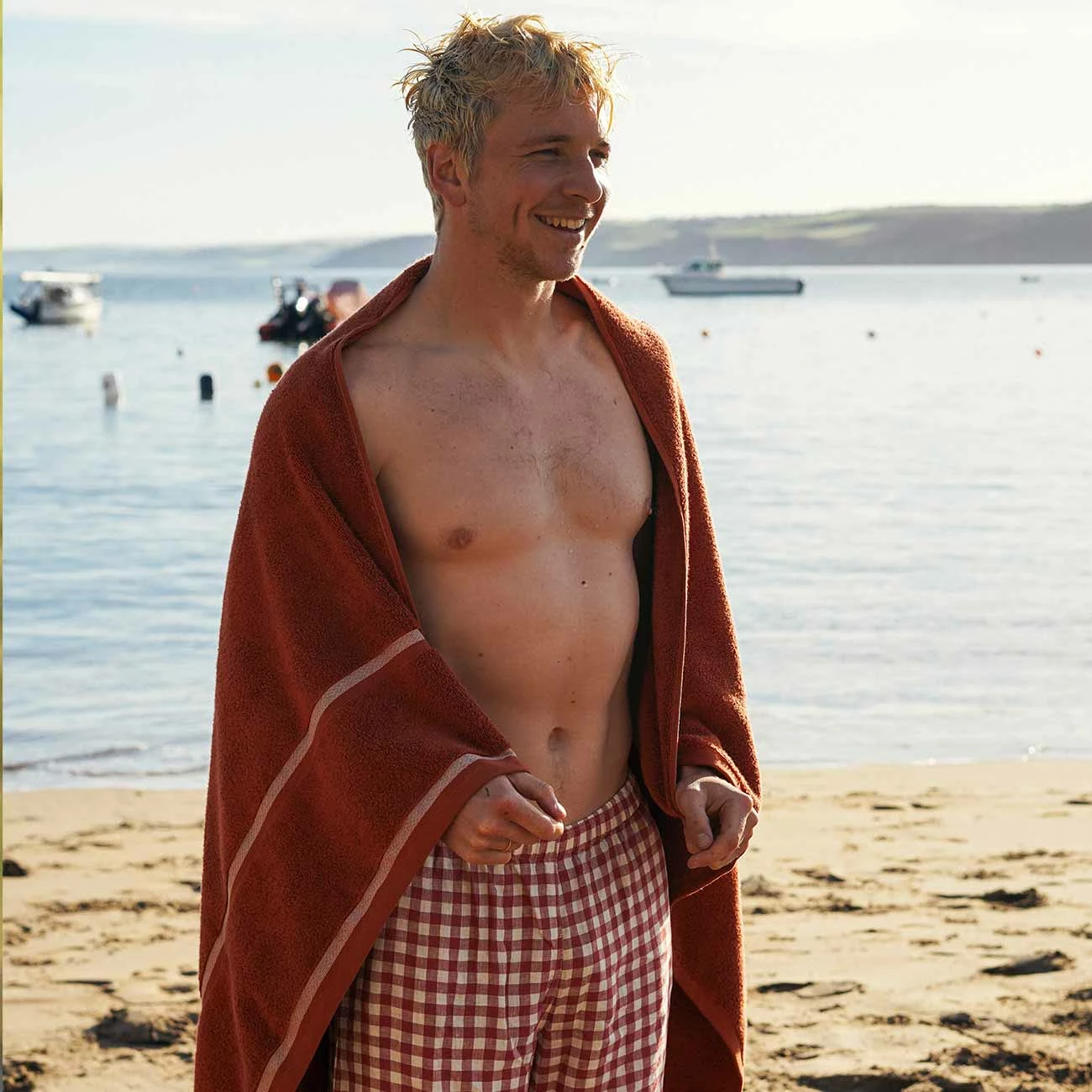 Men's Mineral Red Gingham Pajama Pants 3 Men's Mineral Red Gingham Pajama Pants