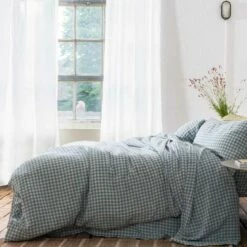 White Linen Curtains (Pair) 7 White Linen Curtains (Pair) -Bed Linings Sales Shop Piglet in Bed New Linen Curtains White Lifestyle 1