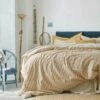 Ochre Seersucker Stripe Cotton Duvet Cover 2 Ochre Seersucker Stripe Cotton Duvet Cover -Bed Linings Sales Shop Piglet in Bed Seersucker Stripe Bedding Ochre 2