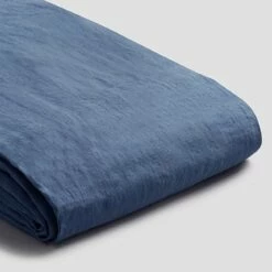 Blueberry Linen Sheet Set -Bed Linings Sales Shop Piglet in Bed Standard Sheet Set Blueberry 1