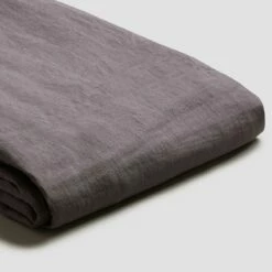 Charcoal Gray Linen Sheet Set -Bed Linings Sales Shop Piglet in Bed Standard Sheet Set Charcoal Gray 1