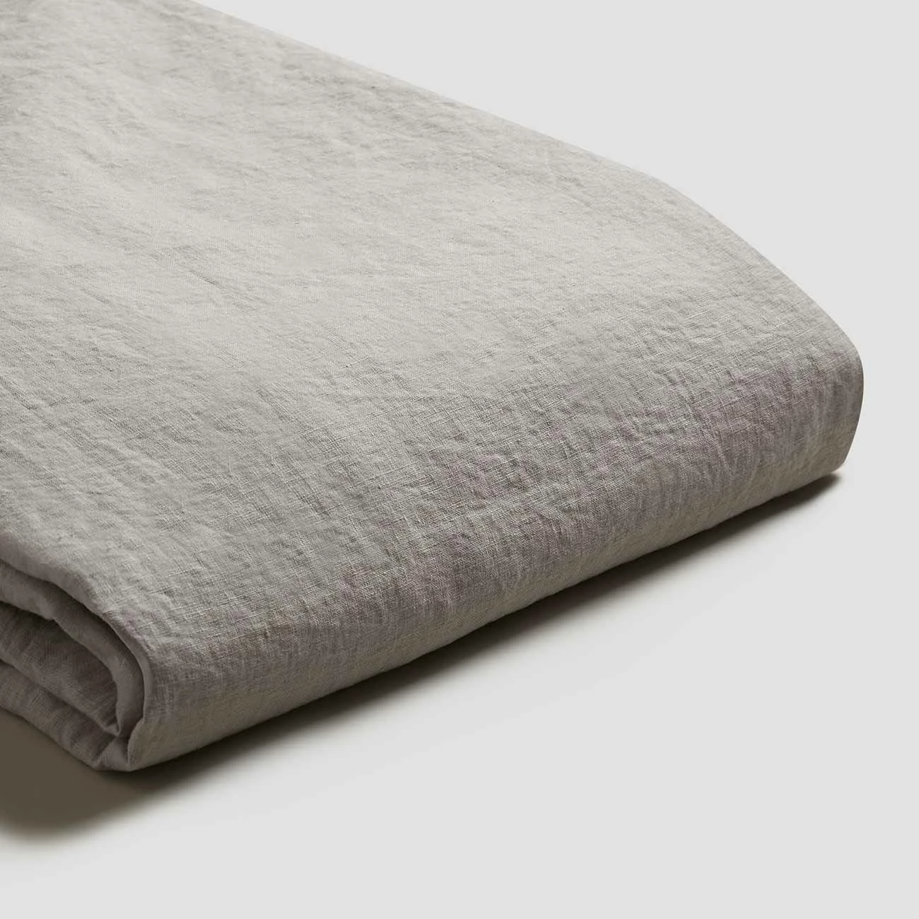 Dove Gray Linen Sheet Set 5 Dove Gray Linen Sheet Set - Image 3