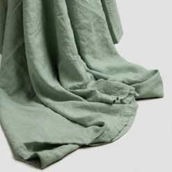 Sage Green Linen Sheet Set 12 Sage Green Linen Sheet Set -Bed Linings Sales Shop Piglet in Bed Standard Sheet Set Sage Green 3