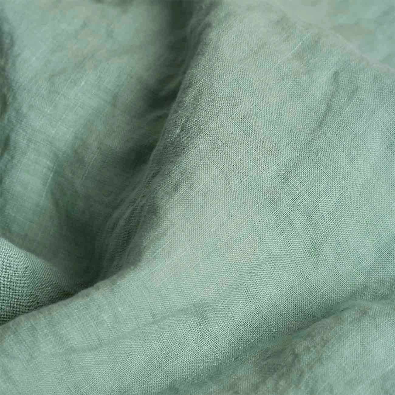 Sage Green Linen Sheet Set 4 Sage Green Linen Sheet Set - Image 2