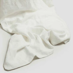 White Linen Sheet Set 12 White Linen Sheet Set -Bed Linings Sales Shop Piglet in Bed Standard Sheet Set White 3