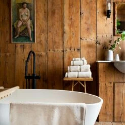 Birch Bath Sheet 12 Birch Bath Sheet -Bed Linings Sales Shop Piglet in Bed Terry Cotton Bath Sheet Birch Lifestyle 1