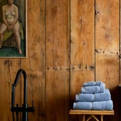 Warm Blue Bath Towel