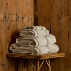 Birch Hand Towel 12 Birch Hand Towel -Bed Linings Sales Shop Piglet in Bed Terry Cotton Hand Towel Birch Lifestyle 1