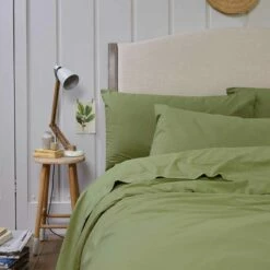 Pear Washed Cotton Percale Pillowcase (Pair)