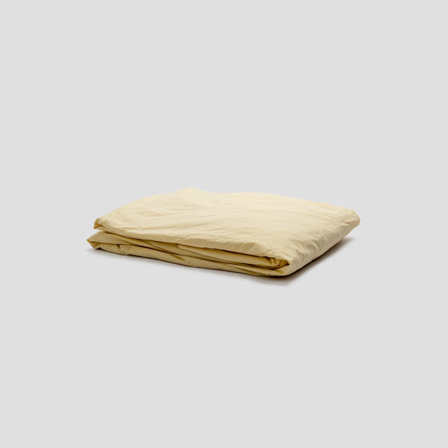 Buttermilk Washed Cotton Percale Fitted Sheet 5 Buttermilk Washed Cotton Percale Fitted Sheet - Image 3
