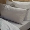 Stone Washed Percale Cotton Pillowcases (Pair) -Bed Linings Sales Shop Piglet in Bed Washed Percale Cotton Bedding Stone 1300x1300 5