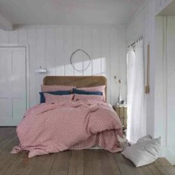 Mineral Red Gingham Linen Sheet Set -Bed Linings Sales Shop PigletInBed LinenBedding MineralRedGingham 1300x1300 Web1jpg