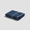 Moonlit Blue Bath Sheet -Bed Linings Sales Shop PigletinBed BathroomCollection BathSheet MoonlitBlue 1 greyBG