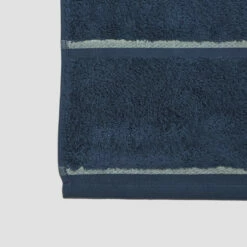 Moonlit Blue Bath Sheet -Bed Linings Sales Shop PigletinBed BathroomCollection Detail MoonlitBlue 1 greyBG