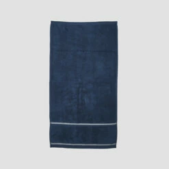 Moonlit Blue Hand Towel -Bed Linings Sales Shop PigletinBed BathroomCollection HandTowel MoonlitBlue 2 greyBG 727419d5 1604 4e1b b804 e132aee79882