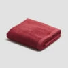 Mineral Red Organic Cotton Bath Sheet