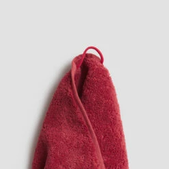 Mineral Red Organic Cotton Bath Towel -Bed Linings Sales Shop PigletinBed BathroomCollection OrganicCottonBathTowel MineralRed 3 GreyBG ac7cbe93 421b 429b a3a9 1d5fef6b2d1a